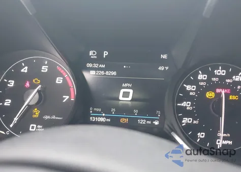 2017 Alfa Romeo Giulia Awd z USA, uszkodzony, nr VIN ZARFAEDNXH7545223